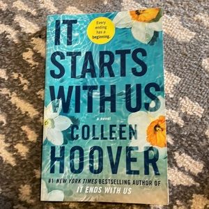 Book by Colleen Hoover called It Starts with Us